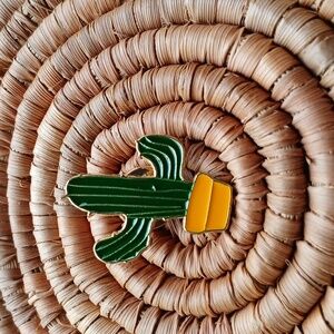 NEW Cactus Enamel Pin